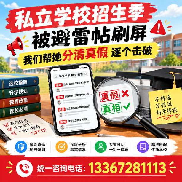 惠州小红书舆情合规处置：私立学校招生季被避雷帖刷屏，我们帮她分清真假逐个击破